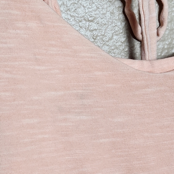 Old Navy Womens Washed Coral Tiered Slub-Knit Midi Cami Swing Dress-Size L - Picture 5 of 12